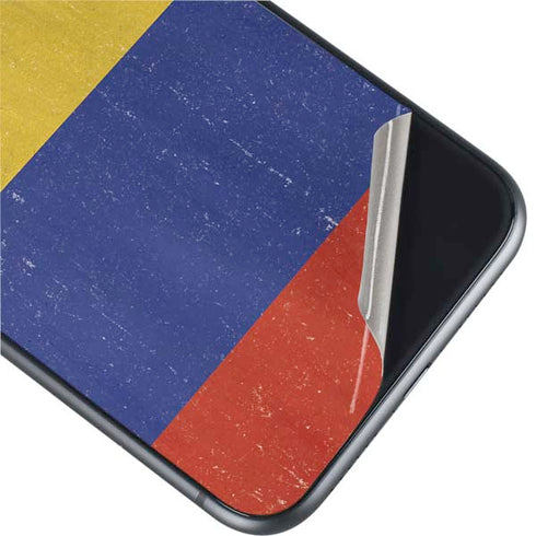 Colombia Flag Distressed iPhone 11 Skin